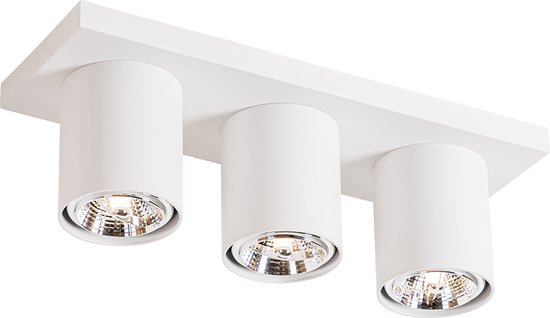 QAZQA tubo - Moderne Plafondspot | Spotje | Opbouwspot - lichts - Woonkamer | Slaapkamer | Keuken