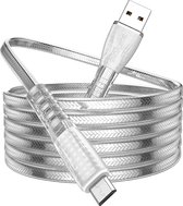 BOROFONE Usb To Micro Usb Cable/Kabel Charge BU31 USB NAAR MICRO USB - 2.4A 1 METER ZILVER