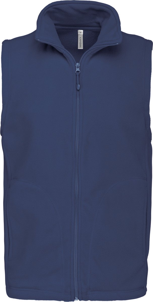 Fleecebodywarmer ‘Luca’ merk Kariban Deep Blauw