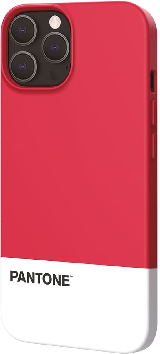Celly - Pantone Back Cover iPhone 13 Pro Max - Kunststof - Rood -