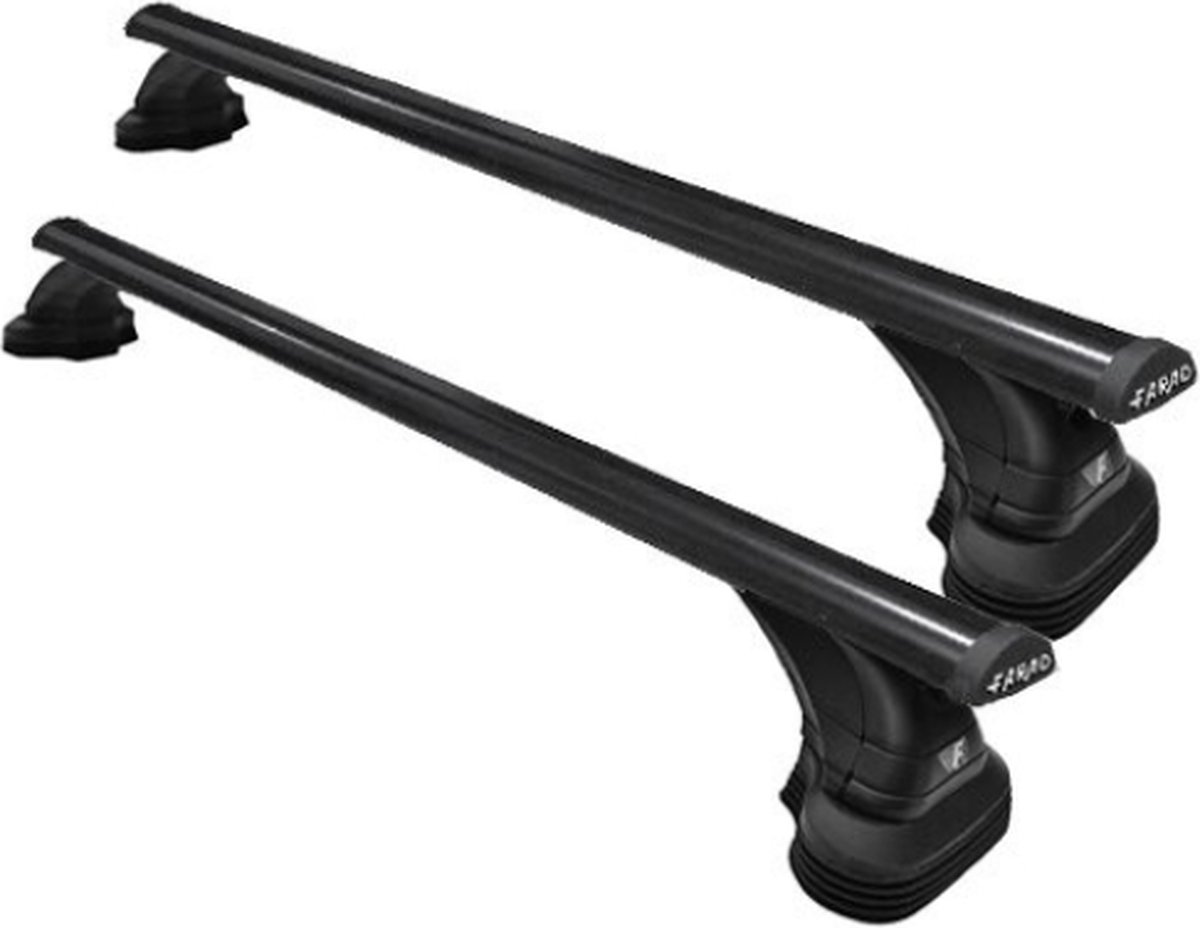 Dakdragers geschikt voor de BMW 1 serie F40 vanaf 2019 met fixpoints - Staal Breed - 75kg laadvermogen - Merk Farad