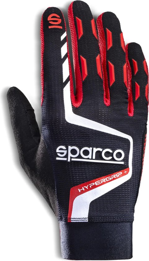 Sparco – Handschoenen Hypergrip+ – Sim Racing Handschoenen - Sport Gloves - Blauw/Geel/Groen/Rood — 12