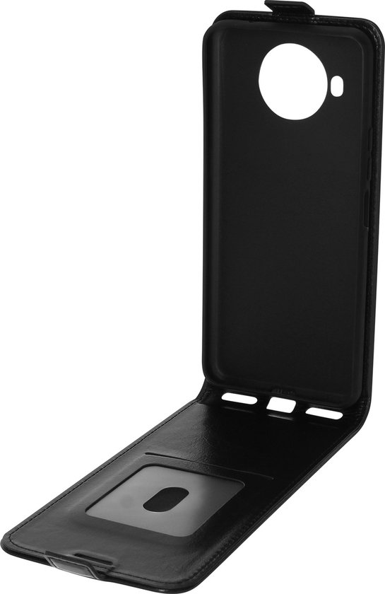 Verticale Flipcover geschikt voor Nokia 8.3 5G Kaartvak Zwart