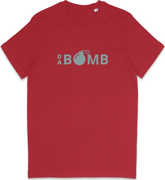 Grappig T Shirt Heren - Ik Ben De Bom - Rood - XL