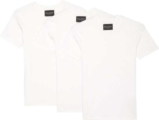 Marc O'Polo Lot de 3 maillots de corps à manches longues pour homme Essentials Organic Cotton