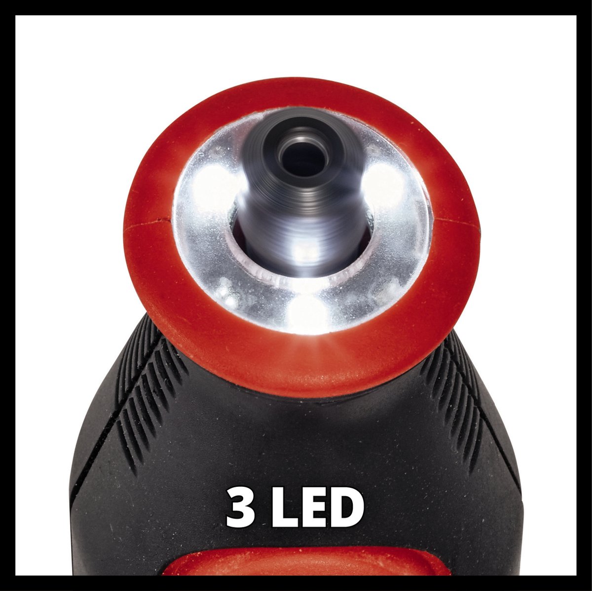 Einhell Accu Roterende Multitool - 7,2 V/1.5 Ah/Li-ion - 5.500-26.000 t/min - Spanbereik: 1,6-3,2 mm - Max. diameter opzetstukken: Ø32 mm - Max. opzetlengte: 18 mm - Incl. laadstation + 57-delige accessoireset thumbnail 3