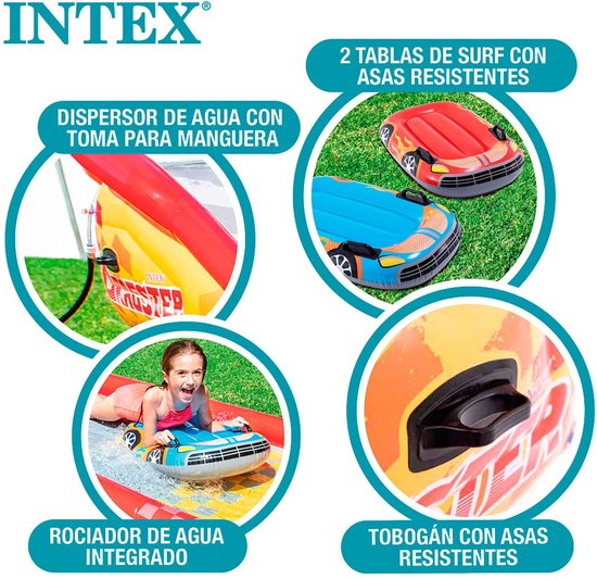 Intex Racing Fun Glijbaan - 560cm - Intex