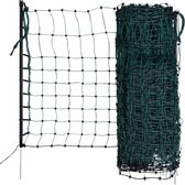 Excellent Net afrast konijn 65 cm, enkelpunt 12 m - 9 Stroom doorvoerende draden - Konijnennet - Groen