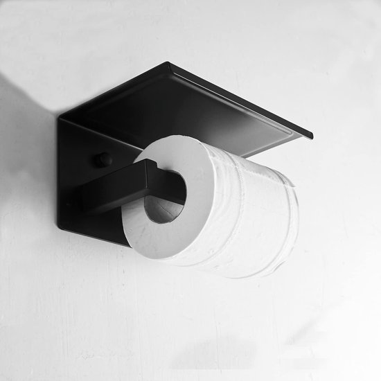 Toiletrolhouder zwart | Bestel bij