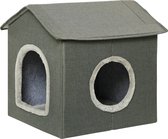 PawHut Katzenhaus mit weichem Kissen D30-630V00