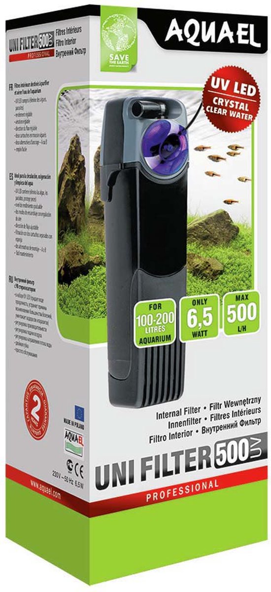 Aquael Unifilter 500 UV - Binnenfilter met UV-lamp, 100-200 liter thumbnail 6