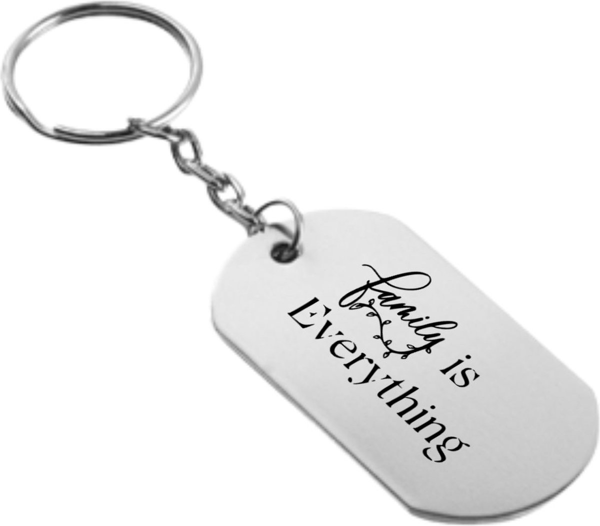 Porte-clés "La famille est tout" - Couleur argent - Famille - Porte-clés  famille -... | bol