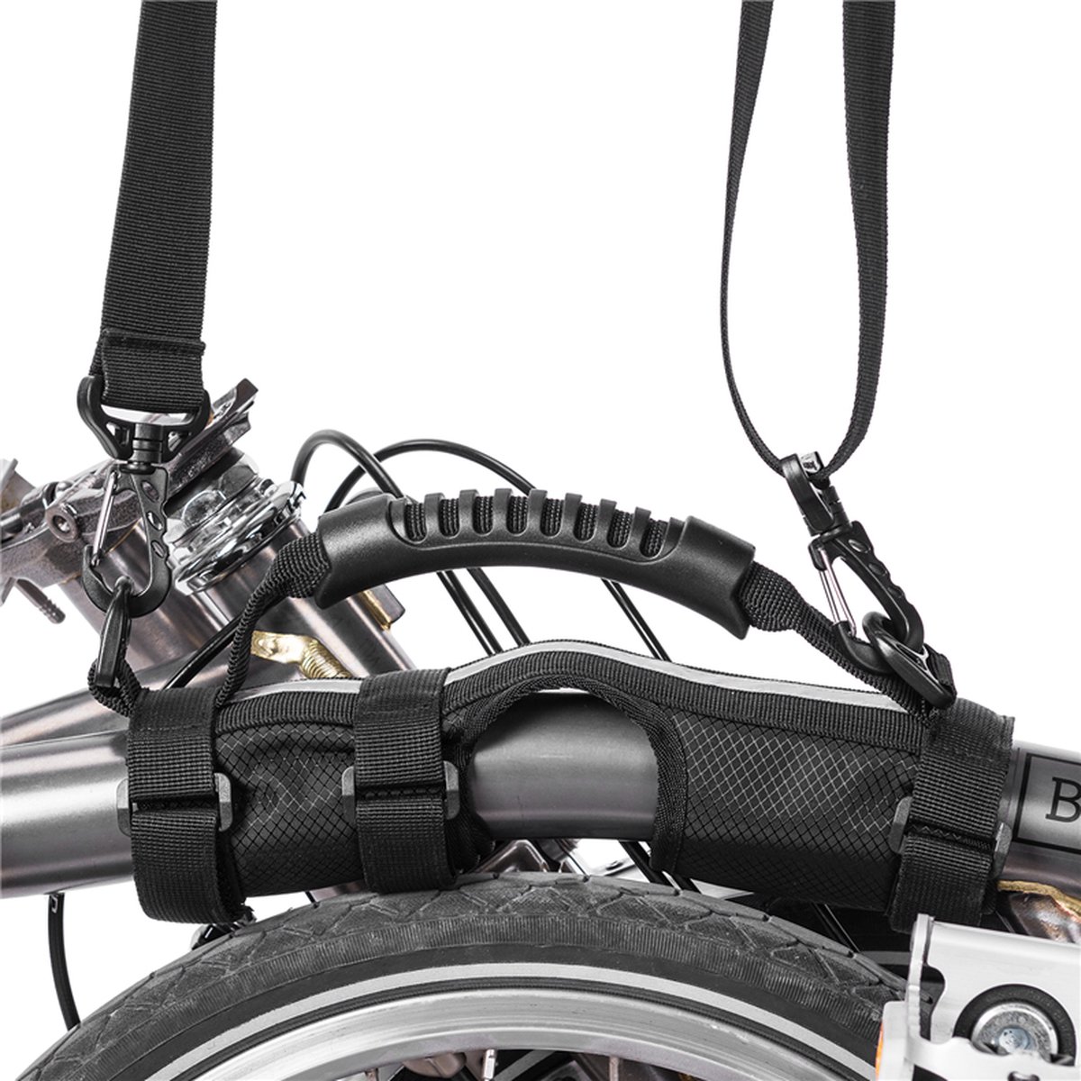 ROCKBROS fietsstuurtas voor Brompton vouwfietsmand voorvak fietstas