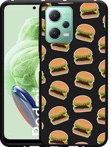 Cazy Hoesje Zwart geschikt voor Xiaomi Redmi Note 12 Burgers