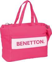 Laptop Case Benetton Raspberry Fuchsia (54 x 31 x 17 cm)