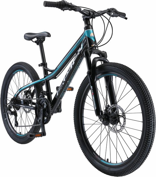 Bikestar hardtail MTB 21speed 24inch zwart/blauw van Bikestar — afbeelding 4