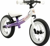 Bikestar meegroei loopfiets Sport 12 inch, lila/wit