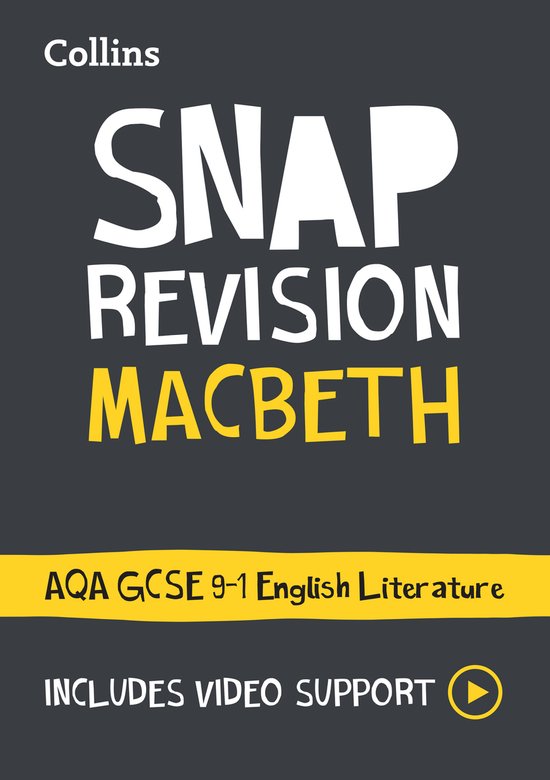 Collins GCSE Grade 9-1 SNAP Revision- Macbeth: AQA GCSE 9-1  ... - cover