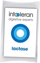 Intoleran Lactase 2500 Proefmonster Spijsverteringsenzymen - 5 Tabletten | Lactase enzym voor hulp bij Lactose vertering en Lactose-intolerantie | Directe werking | Klein tabletje | Vegan