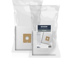 SQOON® Stofzuigerzakken Geschikt voor Uni-Bag Plus - 10 Stuks