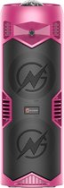 N-GEAR LGP5150 - Draadloze Bluetooth Party Speaker - Karaoke Set - 1 Microfoon - Discoverlichting - Barbie Pink