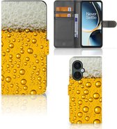 Telefoonhoesje OnePlus Nord CE 3 Lite Flip Cover Valentijn Cadeautje hem Bier