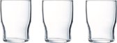 6x Stuks sapglazen/waterglazen transparant 180 ml - Glazen - Drinkglas/waterglas/sapglas