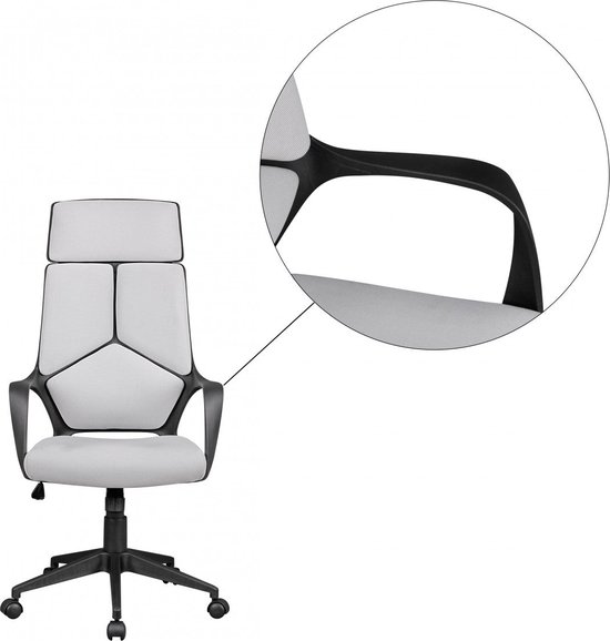 tectake® - Bureaustoel - Ergonomische directiestoel tectake® - Bureaustoel - Ergonomische directiestoel