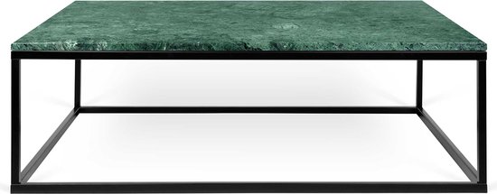 Table basse Prairie - marbre vert/acier