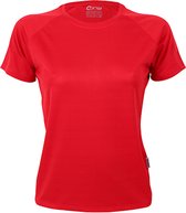 Damessportshirt 'Tech Tee' met korte mouwen Red - XS