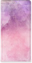 Leuk Telefoonhoesje OPPO Reno8 T 5G Bookcase Cover Pink Purple Paint