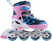 Champz Verstelbare Inline Skates Voor Kinderen - Semi-Softboot - Pastel Roze - Maat 39-42 - ABEC7 Lagers - Aluminium Frame - Gevorderde Skeelers voor Kids