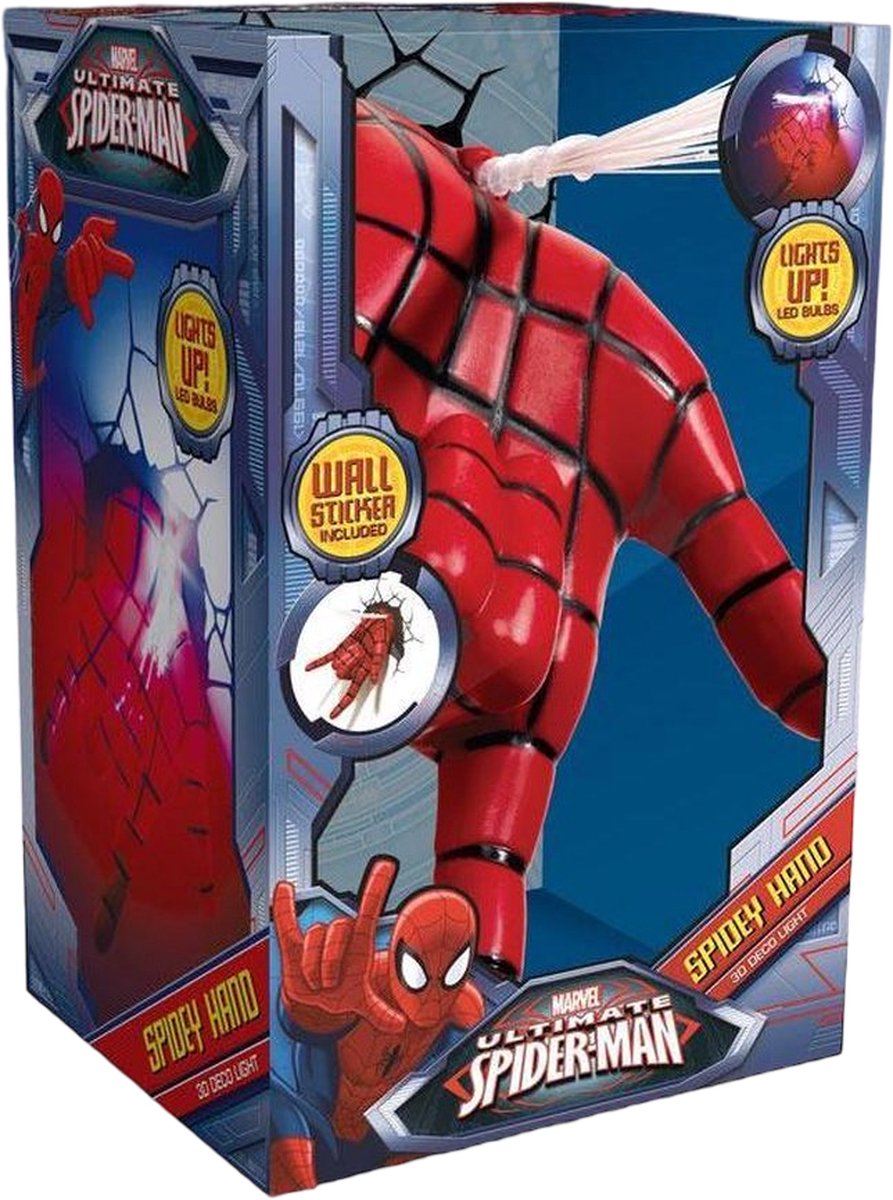 Marvel - Spider-Man Webshooter 3D Deco Light - Wandlamp binnen