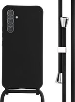 iMoshion Hoesje Geschikt voor Samsung Galaxy A54 (5G) Hoesje Met Koord - iMoshion Siliconen hoesje met koord - Zwart
