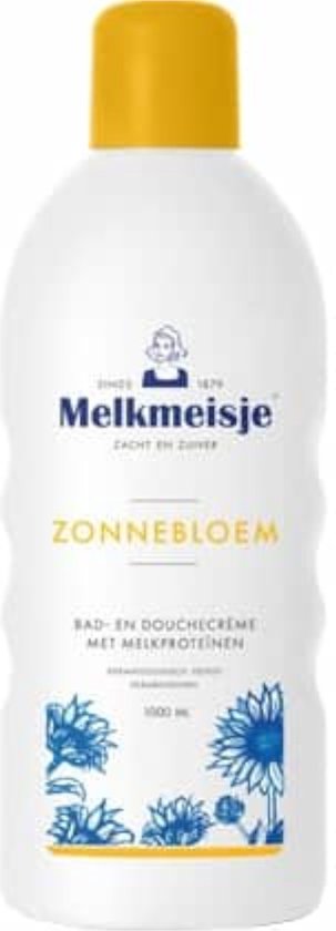 Melkmeisje Bad & Douche Zonnebloem - 1000 ml - Douchecrème