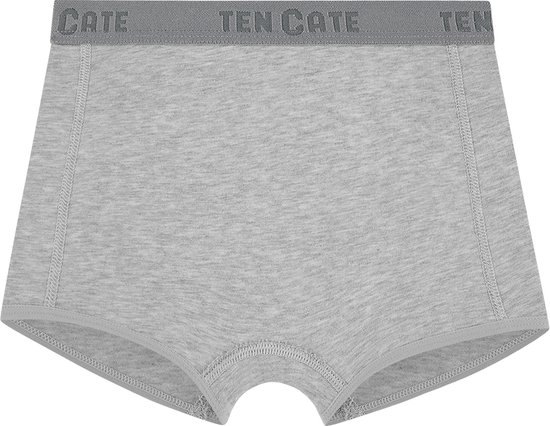 Basics shorts light grey melee 2 pack voor Meisjes | Maat 134/140