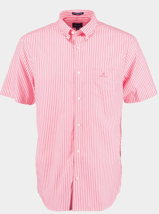 Gant Casual hemd lange mouw Roze Reg Broadcloth Stripe BD SS 3062001/606