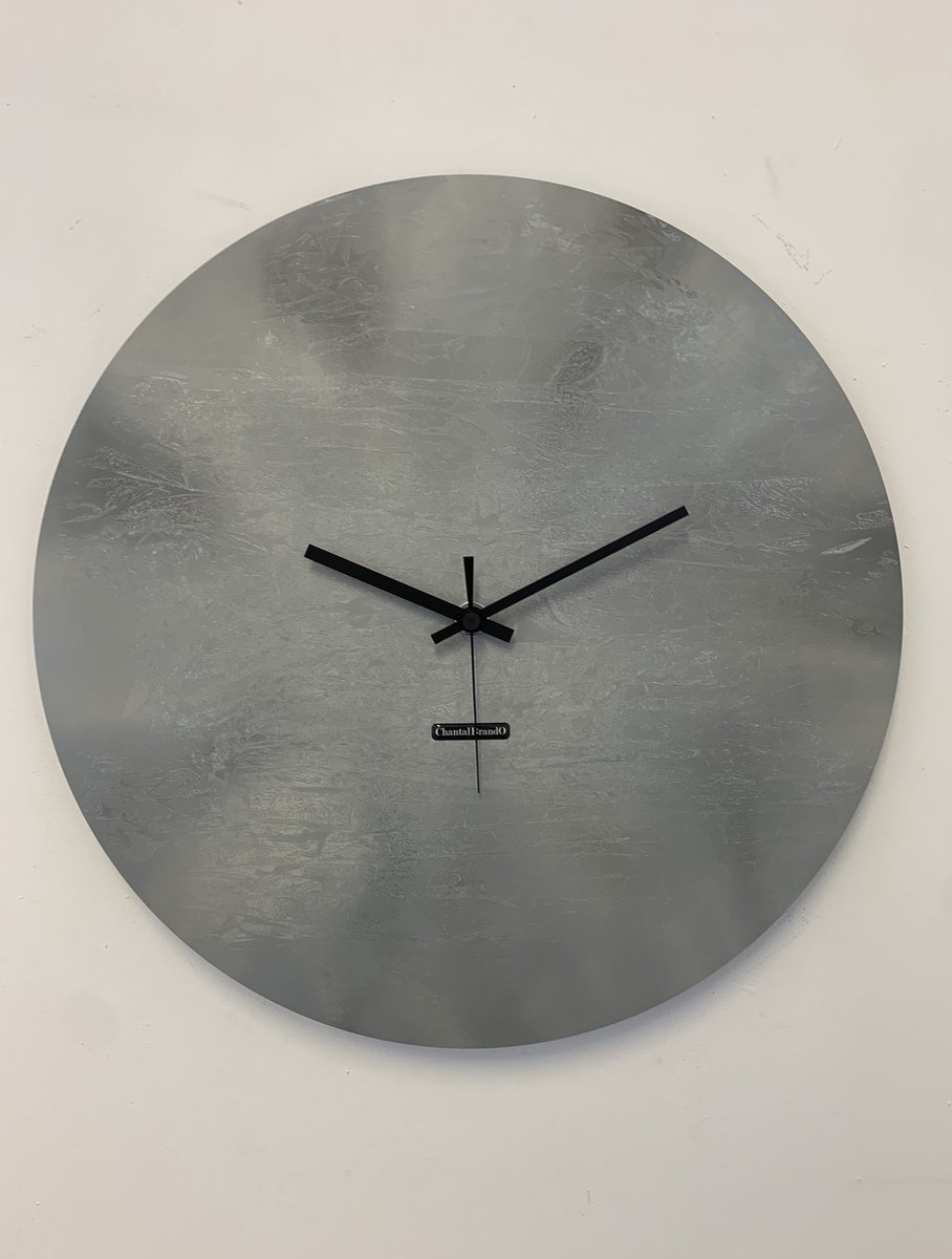 ChantalBrandO Wandklok BRETAGNE XL Modern Industrieel Design