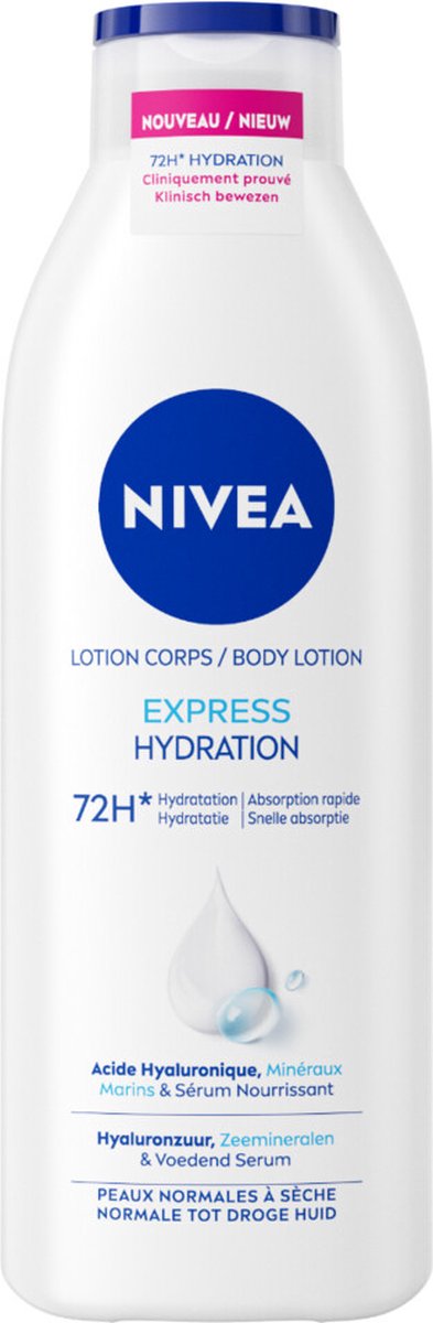 NIVEA Bodylotion Express - 6 x 250 ml - Voordeelverpakking