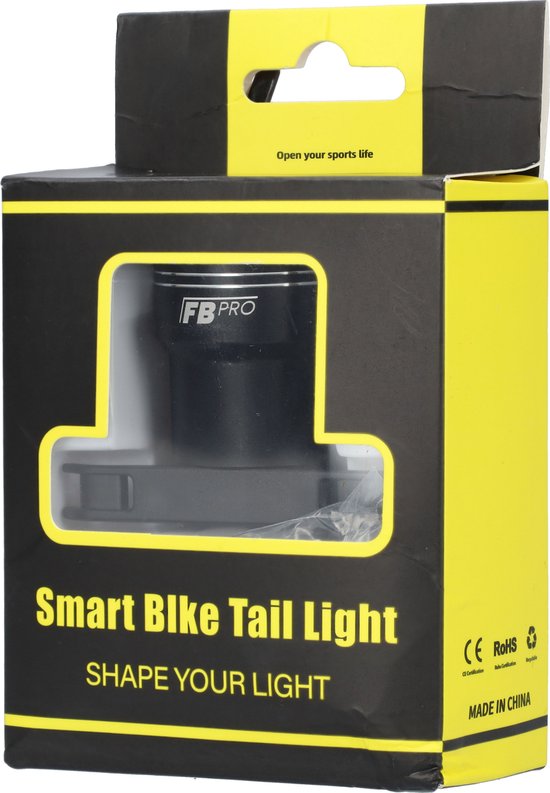 LED fietslamp - Achterlicht fiets - Fietsverlichting - Fietslampje - Fietslicht - Zeer compacte fiets verlichting - Hoge helderheid - Waterbestendig - Verschillende standen - USB-C oplaadbaar - Zwart — afbeelding 2