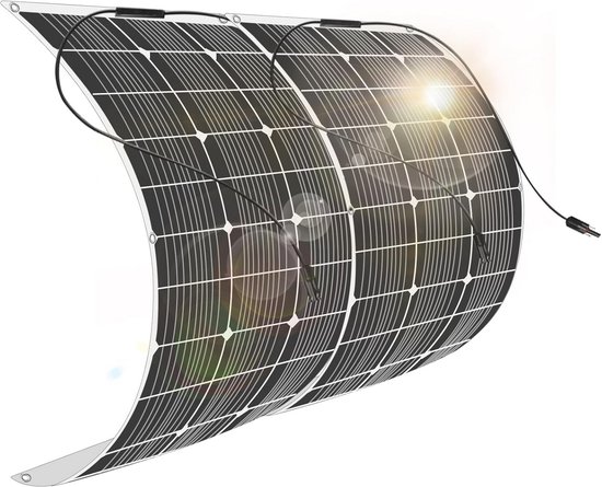 Flexibel 200W 12V Zonnepaneel voor Caravan en Dak - Waterdichte Fotovoltaïsche Module