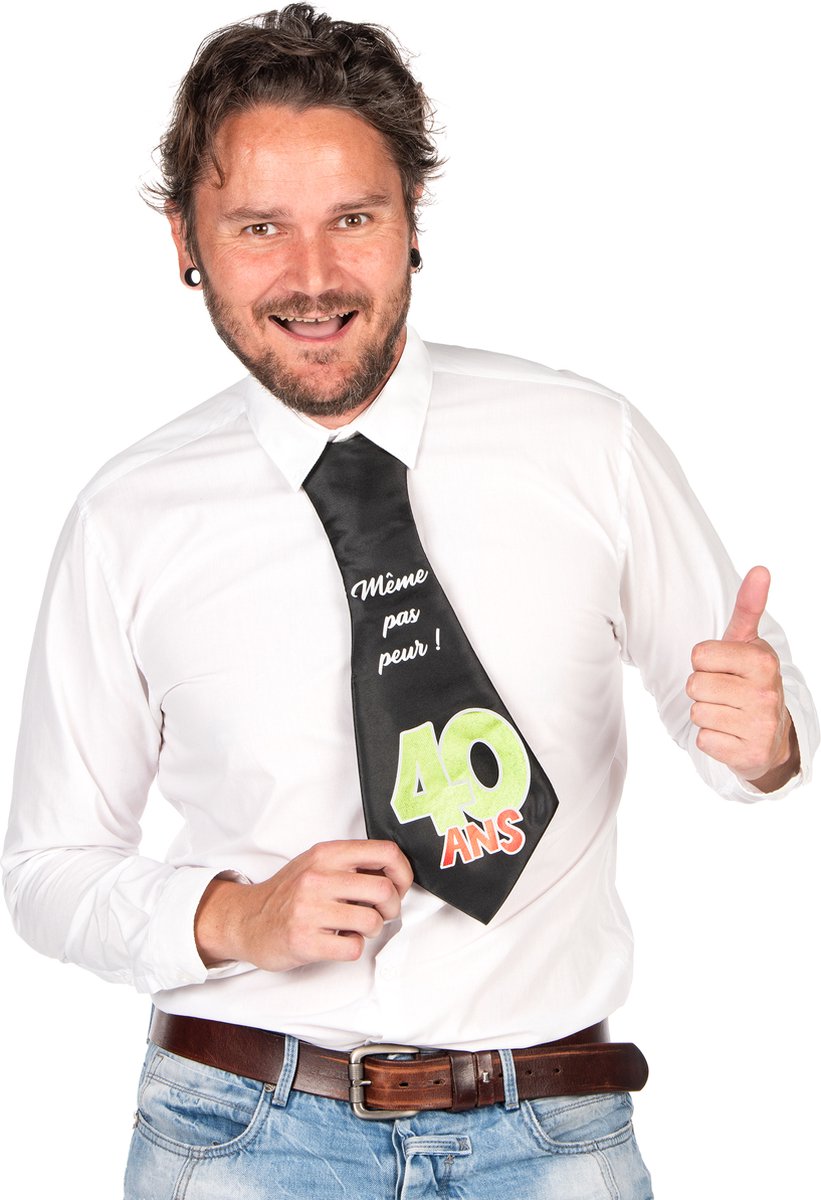 SURPRISEZ VOUS - Humoristische 40 jaar stropdas