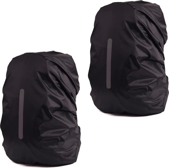 PATIKIL Waterdichte Rugzakhoes – M (30-40L), Ultralicht, Met Reflecterende Strip, 190T Polyester – Voor Wandelen, Fietsen, Kamperen En Reizen