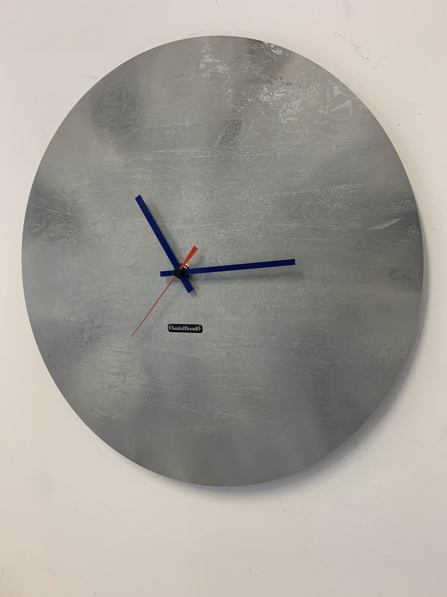 ChantalBrandO Wandklok BRETAGNE XL Modern Industrieel Design