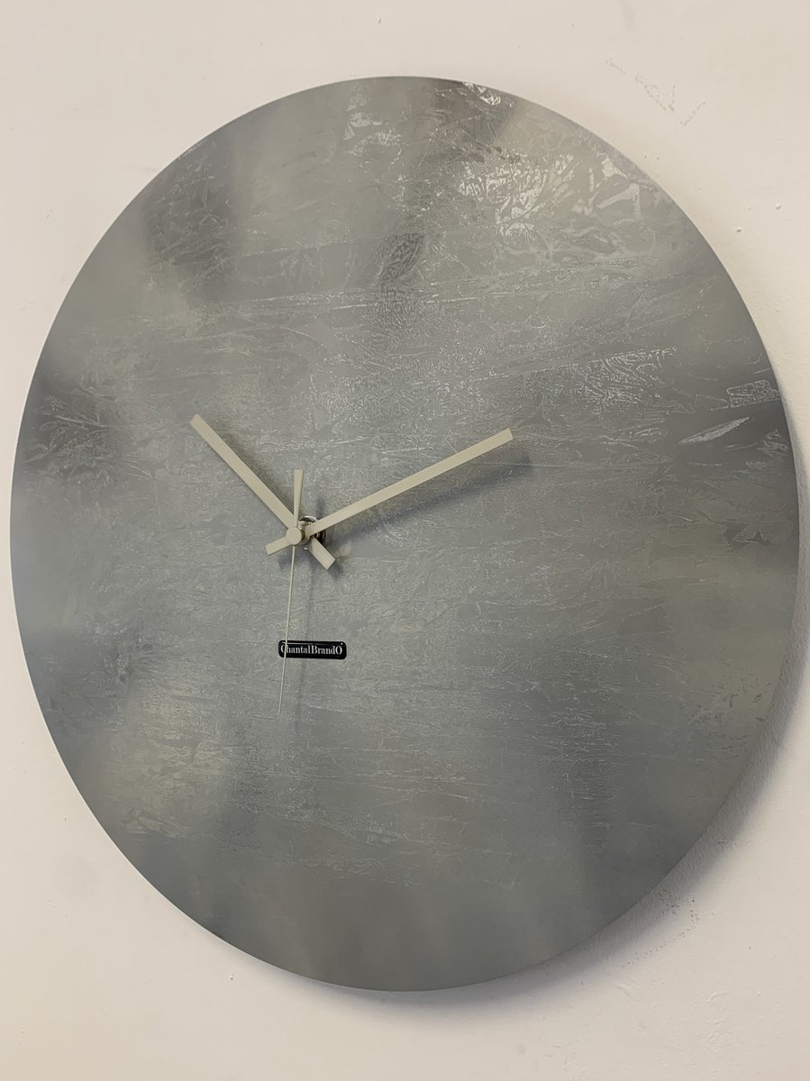 ChantalBrandO Wandklok BRETAGNE XL Modern Industrieel Design