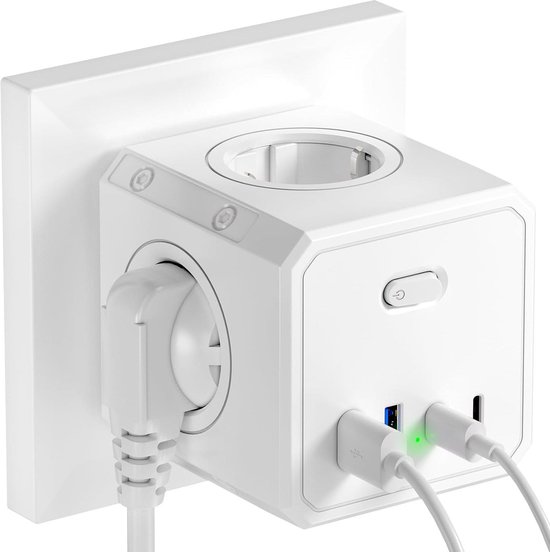 StayPowered Stekkerdoos - Maximaal Oplaadgemak en Veiligheid in Één