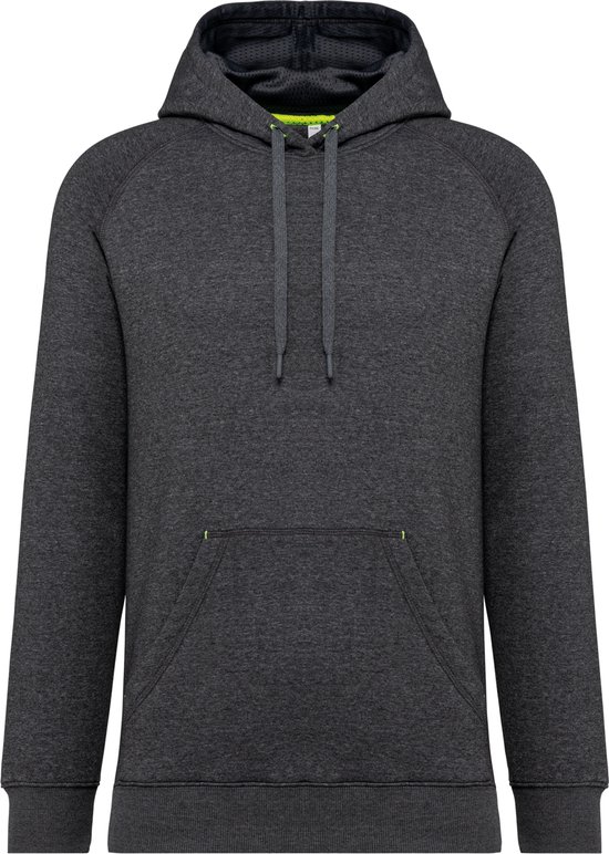 PROACT® Unisex Sweatshirt met capuchon PA382 - Dark Grey Heather - 3XL
