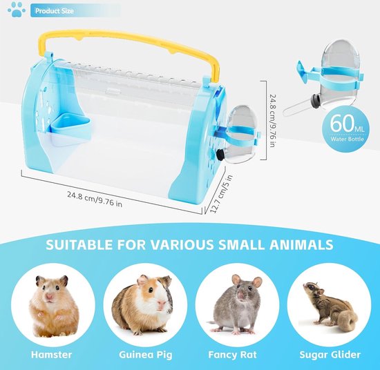 Hamster Tuigje - Set Met Bandjes En Kleedje Voor Kleine Dieren