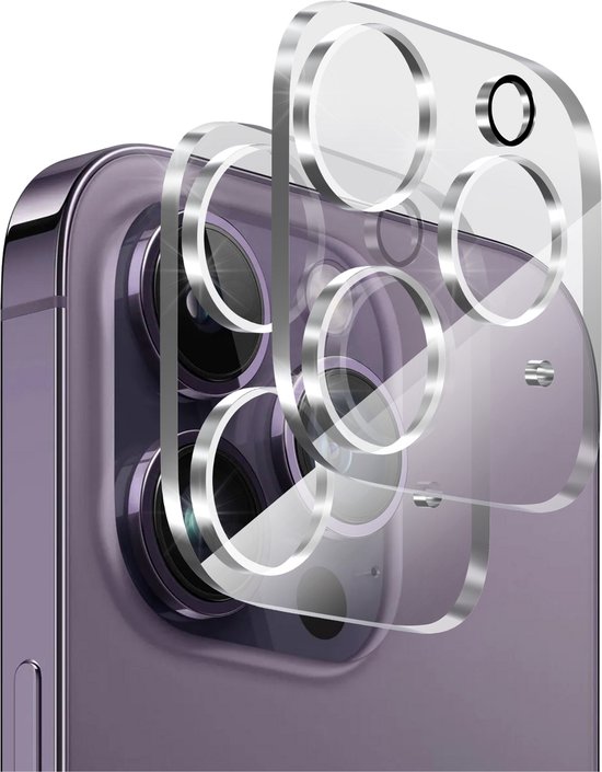 Foto: Apple iphone 16 pro 2 stuks camera protector van glas transparante glazen