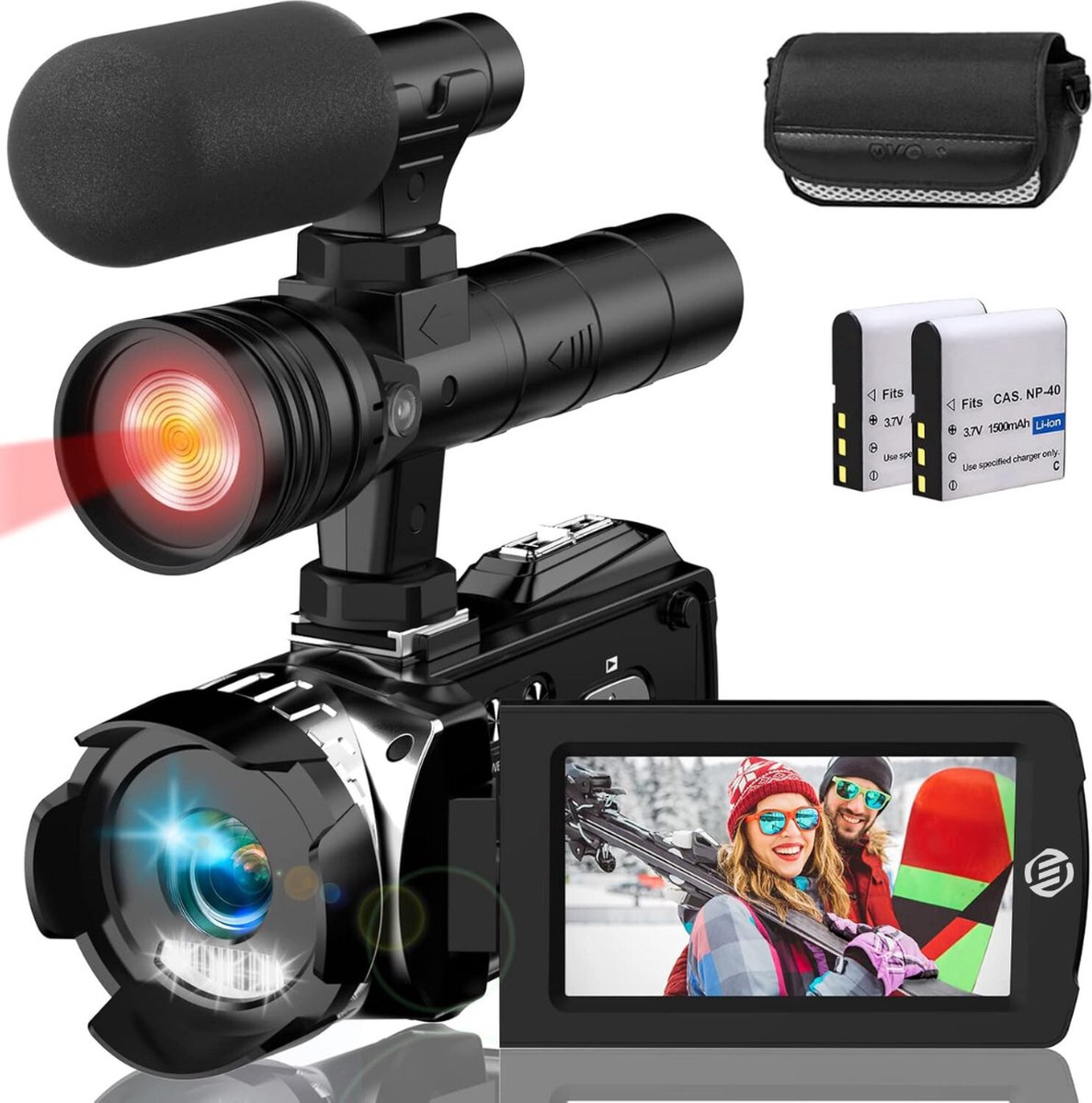 Equivera Vlog Camera - Digitale Camera - Video Camera - Vlog Camera voor Beginners - Geschikt voor YouTube en TikTok